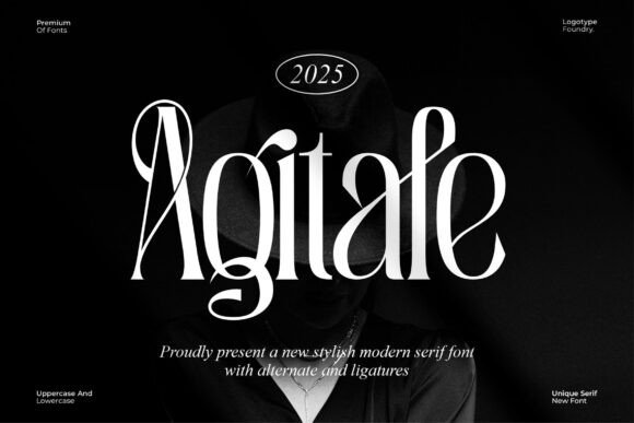 Agitafe: A Serif Font with Editorial Grace