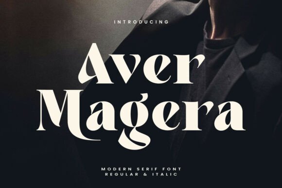 Aver Magera: Elegant Serif Font