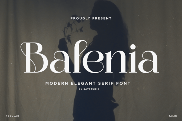 Balenia: A Modern Serif Font for Sophisticated Branding