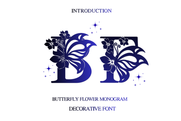 Butterfly Flower Monogram: A Font That Transforms Brand Identity