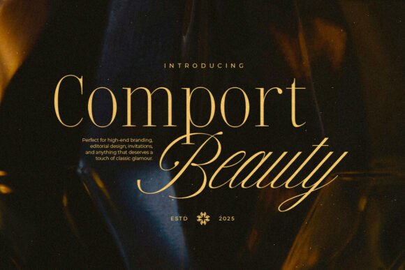 Comport Beauty: A Serif and Script Font Duo for Handmade Crafters