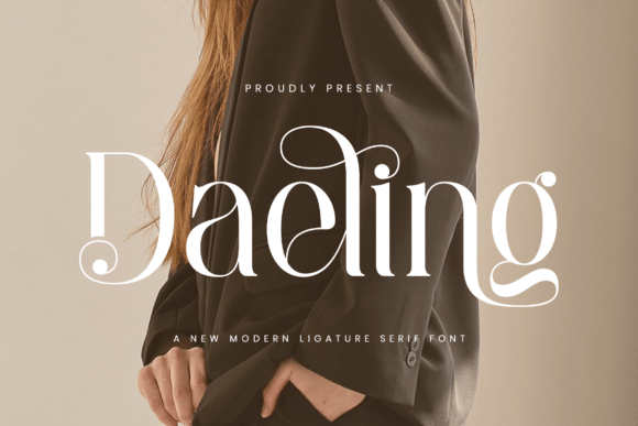 Daeling: A Modern Ligature Serif Font for Thoughtful Editorial Design