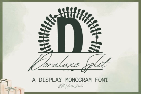 Doraluxe Split Monogram and the Art of Editorial Typography