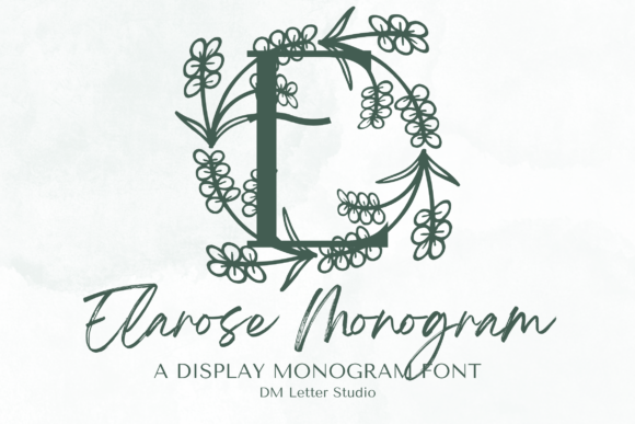 Elarose Monogram: A Font for Timeless Campaigns