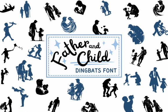 Father and Child Font for Polished Branding