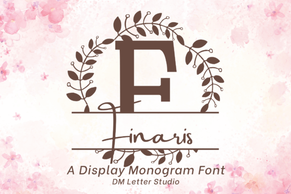 Finaris Split Monogram: A Refined Display Font for Editorial Identity