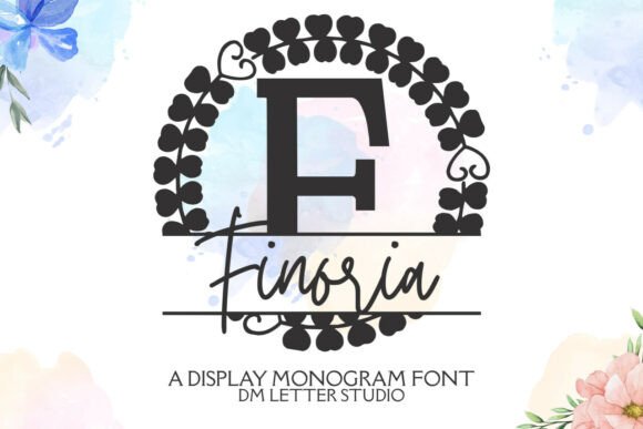Finoria Split Monogram: A Font That Lifts Campaign Visuals Instantly
