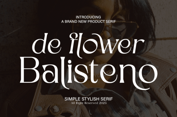 Flower Balisteno: A Serif Typeface for Modern Web Design