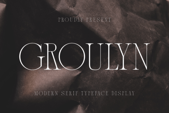 Groulyn: A Refined Serif Typeface for Digital Design