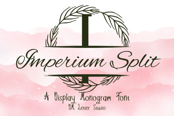 Imperium Split Monogram Font Review