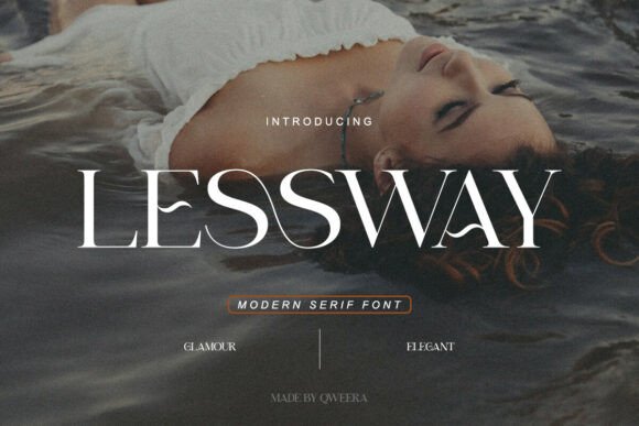 Lessway: A Modern Serif Font for Campaign Designers