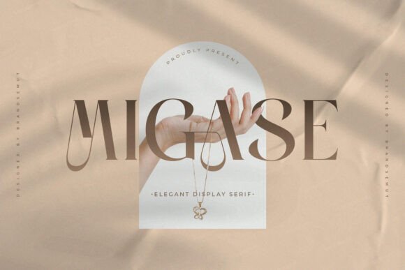 Migase Serif Font for Handmade Products and Printables