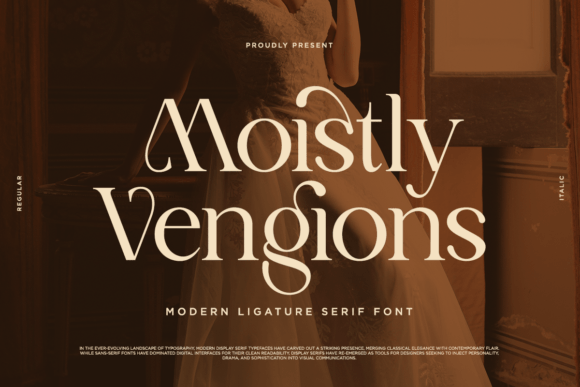 Moisly Vengions: A Serif Typeface That Brings Refined Character to Editorial Design