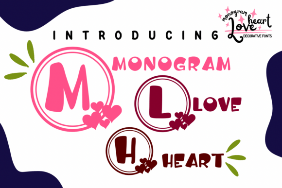 Monogram Love Heart Brings Romantic Charm to Branding Projects