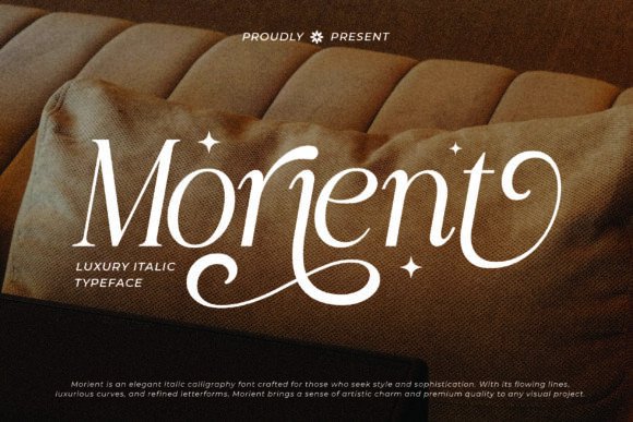 Morient: A Luxurious Serif Font