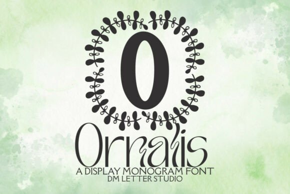 Ornalis Monogram Font: Elevate Campaign Visuals with Quiet Elegance