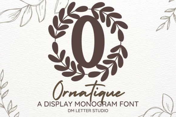Ornatique Monogram: Refined Typography for Digital Campaigns