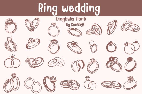 Ring Wedding Font for Bold Branding