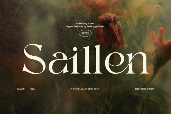Saillen Serif Font: Elegant Crafting for Handmade Brands