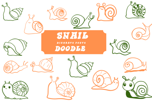 Snail Doodle: A Sketched Dingbats Font for Marketers