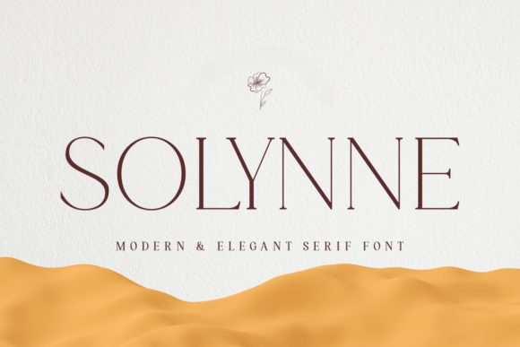 Solynne: A Modern Serif Font for Campaign Visuals That Work