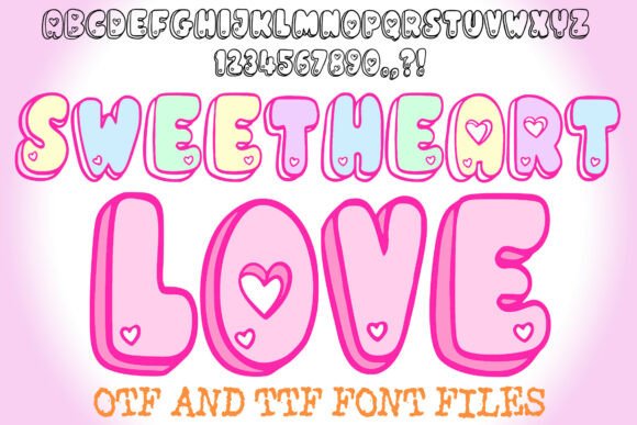 Sweetheart Love Typeface: A Decorative Font Built for Digital Brand Moments