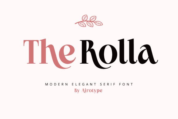 The Rolla: A Modern Serif Font for Campaign Designers