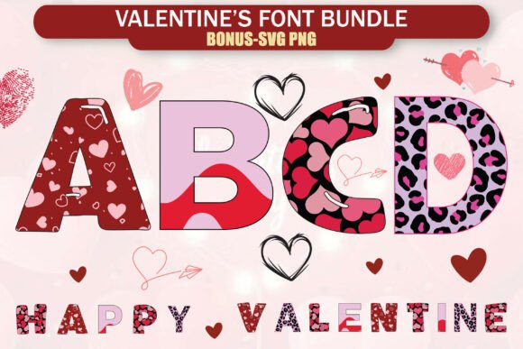 Valentine Font Bundle for Business
