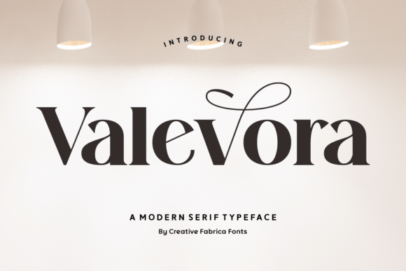 Valevora: A Refined Serif Font for Digital Branding and Web Design