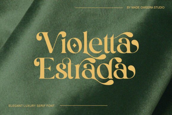 Violetta Estrada: A Serif Font for Handmade Product Design