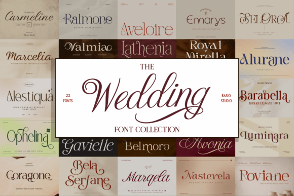 Wedding Collection Font for Elegant Branding