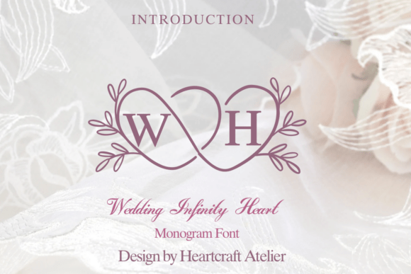 Wedding Infinity Heart Font